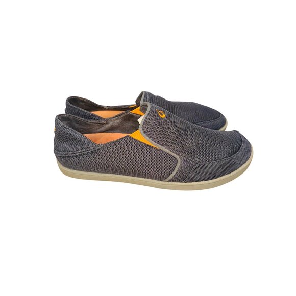 Olukai Noheah Mesh Slip On Shoes in Dark Shadow 9.5 Casual Comfort Cushion Beach - Picture 9 of 14